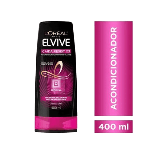 Acondicionador Caída Resist Elvive L’Oréal Paris x 400 ml