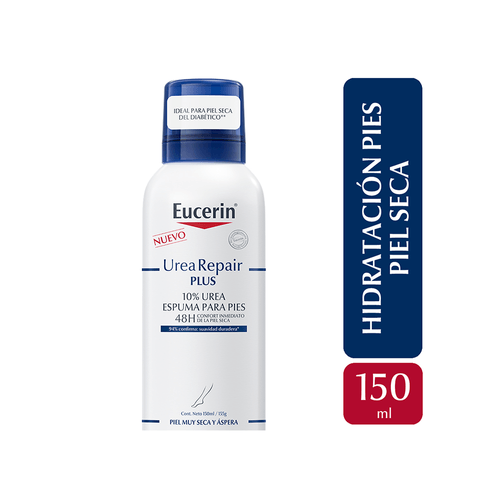 Espuma para Pies Eucerin UreaRepair PLUS 10% Urea x 150 ml