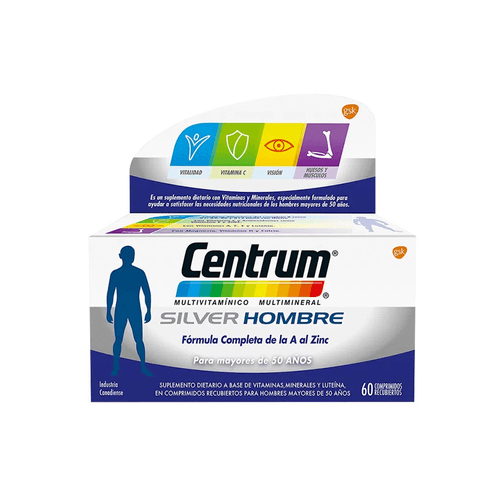 Centrum Silver Hombre x 60 comp