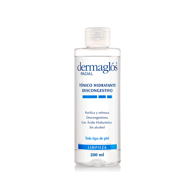 Dermaglos-7793742005046-Tónico Hidratante Descongestivo Dermaglos x 200 ml
