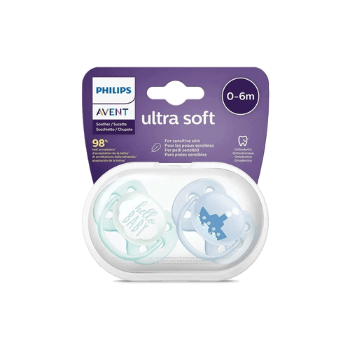 Set de Chupetes Nene Ultra soft Decorados x 2 unidades