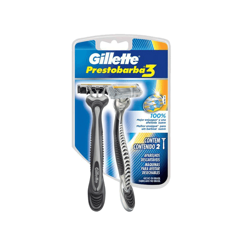 Máquinas de Afeitar Desechables Gillette Prestobarba3 x 2 unid