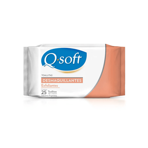 Toallitas Desmaquillantes Faciales Exfoliantes x 25 unid