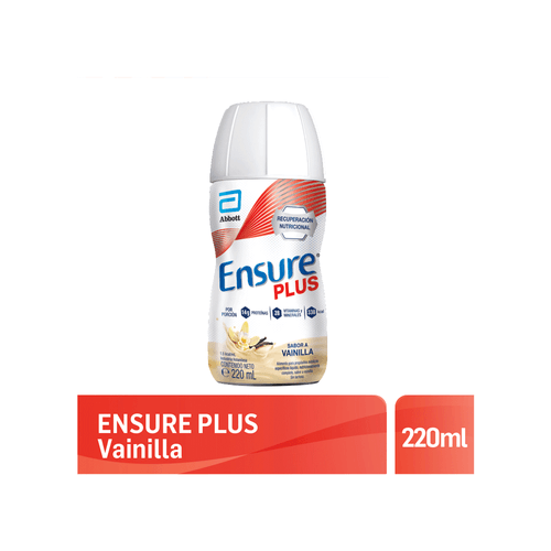 Suplemento Nutricional Ensure Plus Vainilla x 220 ml