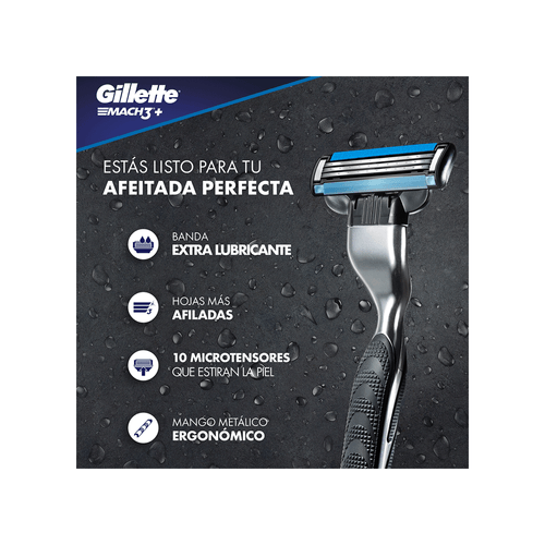Cartuchos para Afeitar Gillete Mach3 x 3 unid
