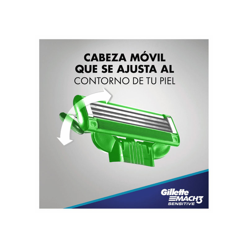 Gillette-Mach-3-Sensitive-Maquina---2-Cartuchos-7500435190329_img5