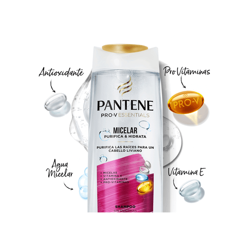 Shampoo Pantene Micelar x 200 ml