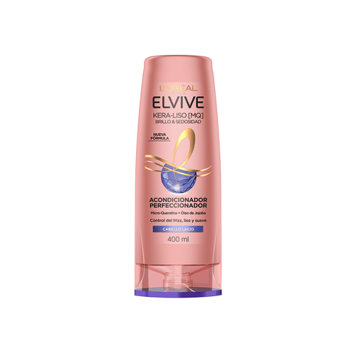 Acondicionador Elvive Kera-Liso Brillo x 400 ml
