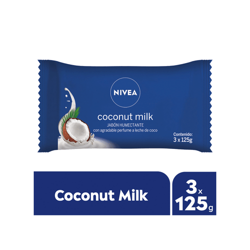 Jabón Nivea Coconut Milk 3 x 125 gr