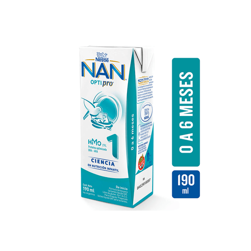 Leche Infantil Optipro HMO 1 RTD SlimLeaf x 190 ml