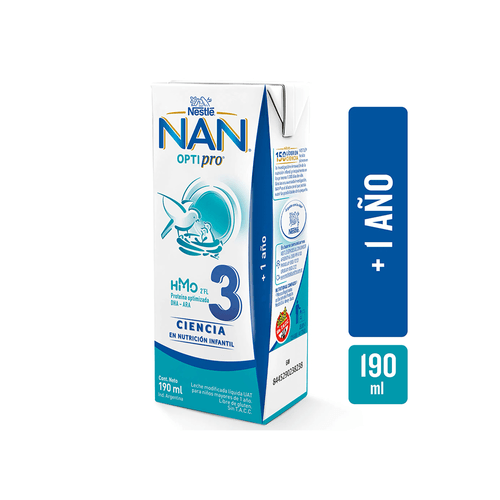 Leche Infantil Optipro HMO 3 RTD SlimLeaf x 190 ml