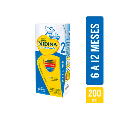 Leche Infantil 2 SlimLeaf x  200 ml