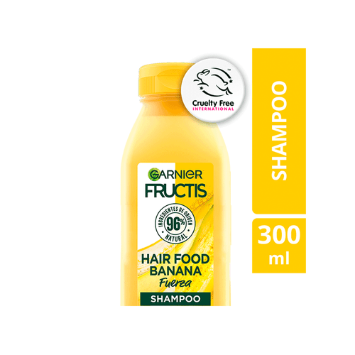 Shampoo Fructis Garnier Hair Food Banana x 300 ml