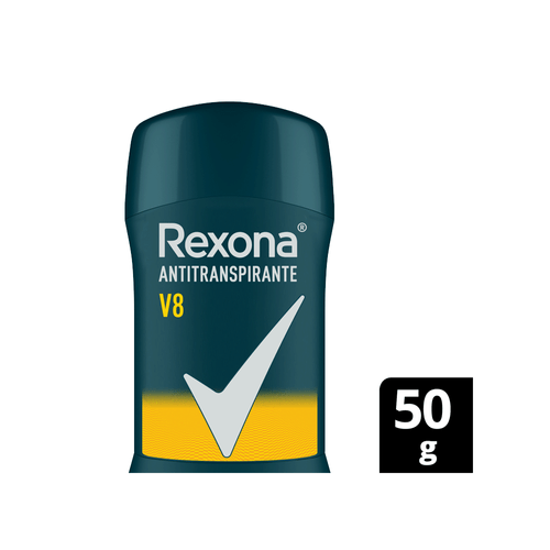 Desodorante En Barra Rexona Antitranspirante V8 x 50gr