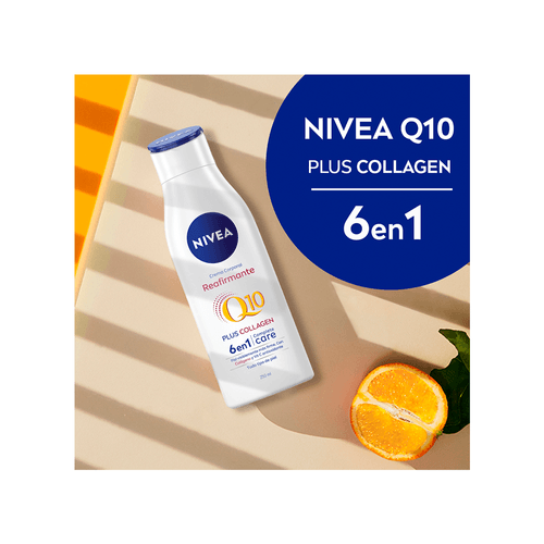Crema Corporal Reafirmante Nivea Q10 + Colágeno 6 en 1 x 250 ml