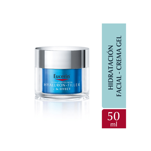 Gel Facial Ultra-Light Eucerin Hyaluron-Filler+3X Effect x 50 ml