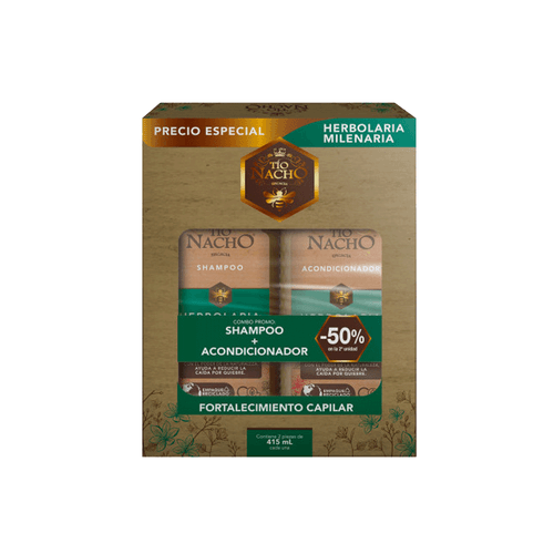 Estuche Tio NachoShampoo + Acondicionador Herbolaria Milenaria