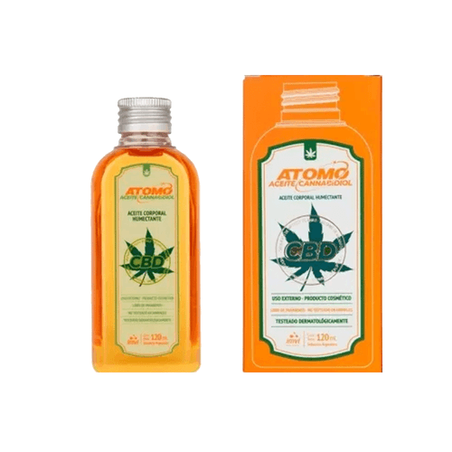 Aceite Corporal Hidratante Atomo Cannabidiol CBD x 120 ml