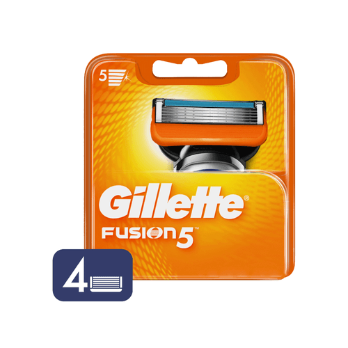 Cartuchos Para Afeitar Gillete Fusion Base x 4 unid