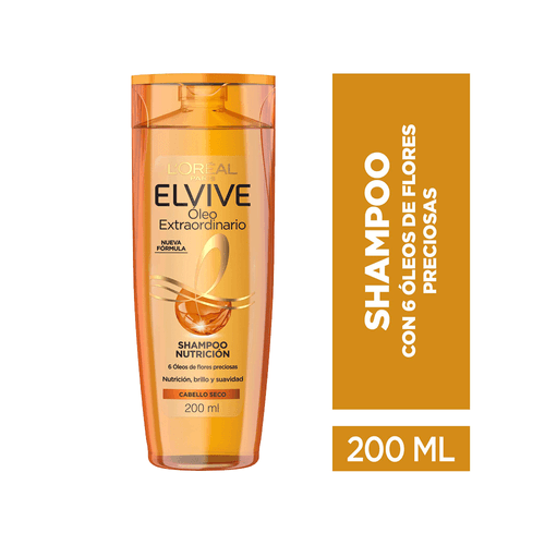 Shampoo Elvive Óleo Extraordinario Nutrición Universal x 200ml