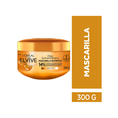 Tratamiento Capilar Elvive Óleo Extraordinario Nutrición x 300gr