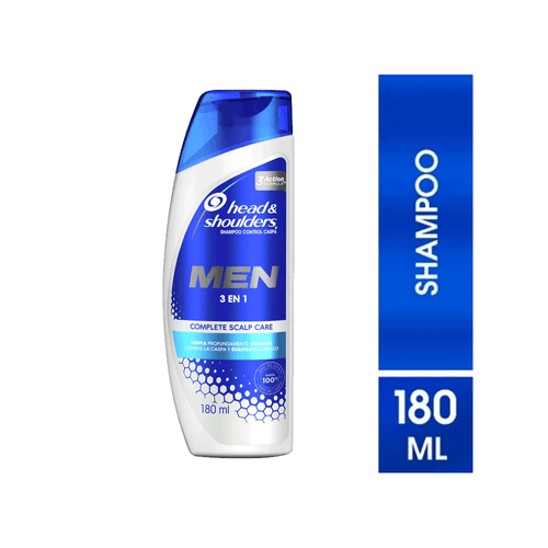 Shampoo Head &amp; Shoulders Control Caspa Men 3 En 1 x 180ml