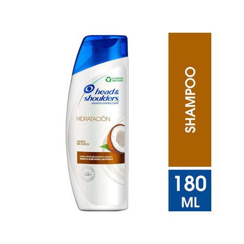 Shampoo Head &amp; Shoulders Hidratación Aceite de Coco x 180ml