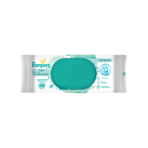 Toallas Humedas Pampers Limpieza Delicada x 48un
