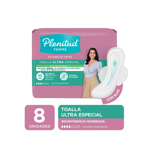 Toalla Plenitud Femme Ultra Especial x 8 unid