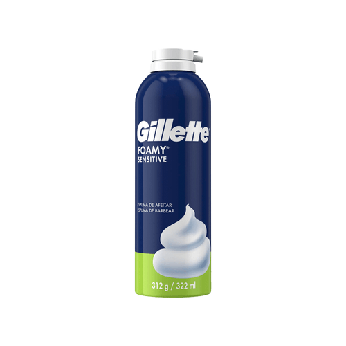 Espuma de Afeitar Gillette Foamy Sensitive x 312 gr