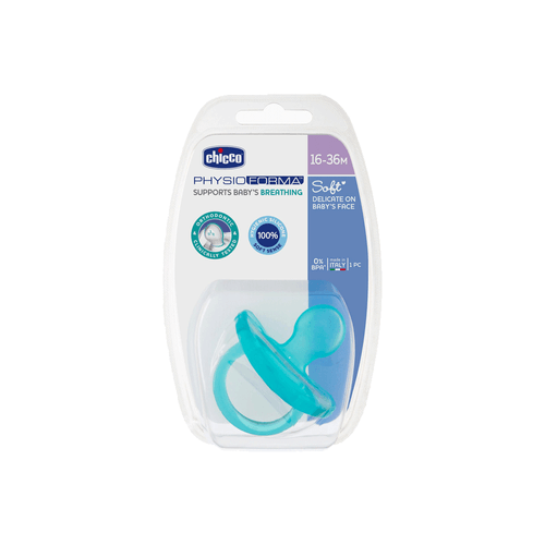 Chupete Chicco Physio Soft Sil 16-36 m Blue