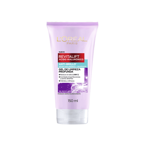 Gel de Limpieza Revitalift Anti Brillo x 150 ml