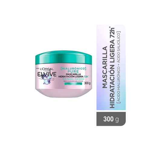 Tratamiento Capilar Elvive Hialuronico Pure x 300 ml
