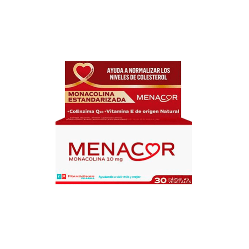 Suplemento Alimenticio Menacor x 30 caps