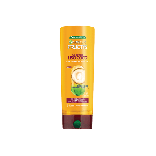 Acondicinoador Fructis Garnier Liso Coco x 350 ml