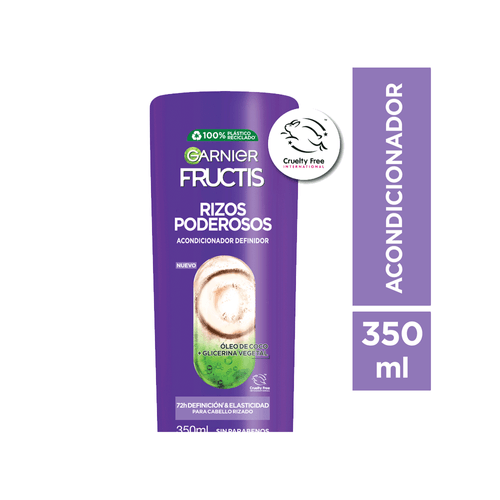 Acondicionador Fructis Garnier Rizos Poderosos x 350 ml