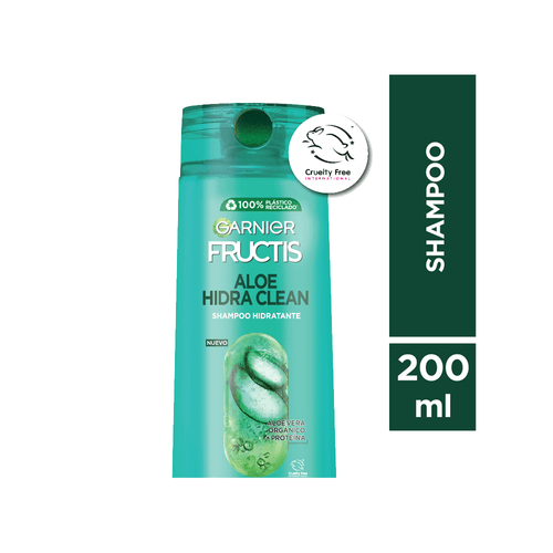 Shampoo Fructis Garnier Aloe Hidra Clean x 200 ml