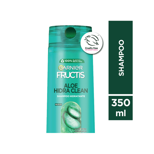 Shampoo Aloe Hidra Clean Fructis Garnier x 350 ml