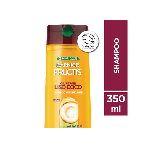 Shampoo Fructis Garnier Liso Coco x 350 ml