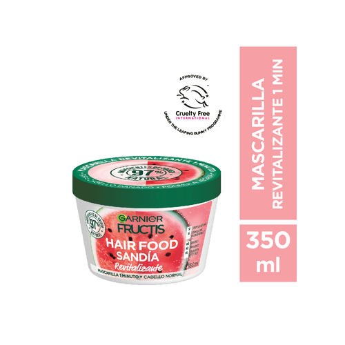 Mascarilla Fructis Garnier Hair Food Sandia x 350 ml