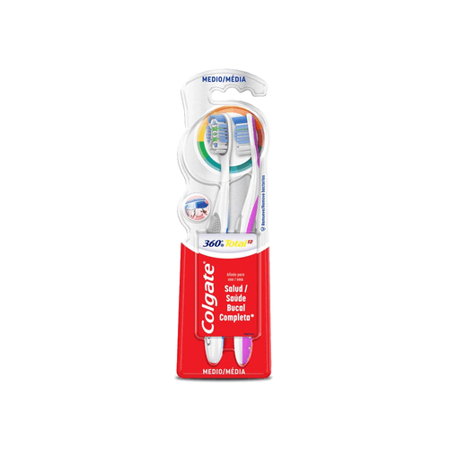 Cepillo De Dientes Colgate 360° Total 12 x 2 unid