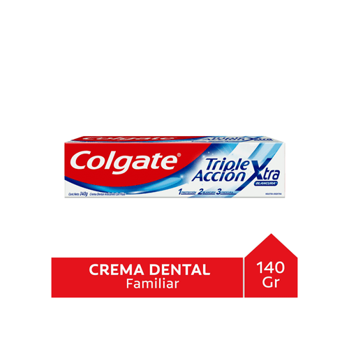 Crema Dental Colgate Triple Beneficio Blanqueador x 140 gr