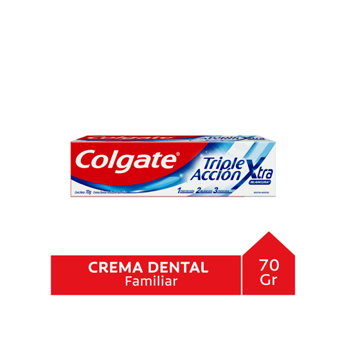 Crema Dental Colgate Triple Beneficio Blanqueador x 70 gr