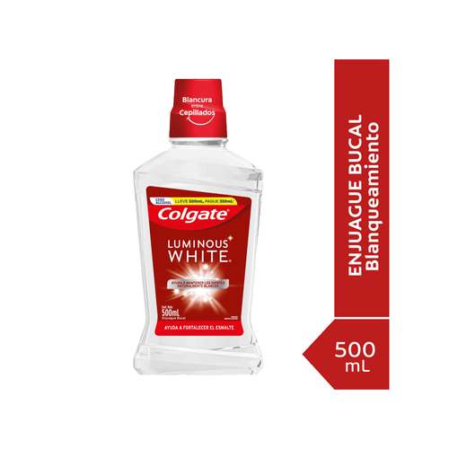 Enjuague Bucal Colgate Luminous x 500 ml