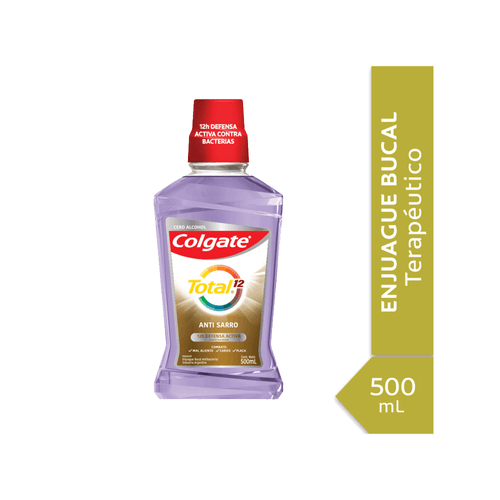 Enjuague Bucal Colgate Total 12 Anti Sarro x 500 ml