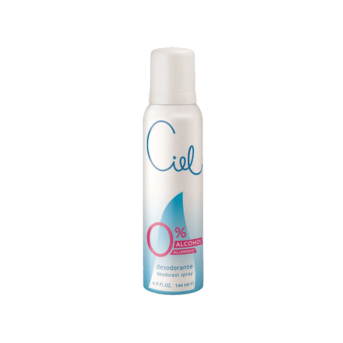 Desodorante en Aerosol Corporal Ciel 0% Alcohol x 144 ml