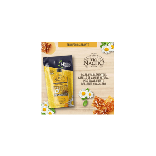 Shampoo Tío Nacho Aclarante Doy Pack x 400 ml