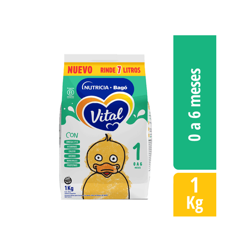 Leche Infantil Vital 1 Polvo Pouch x 1 kg