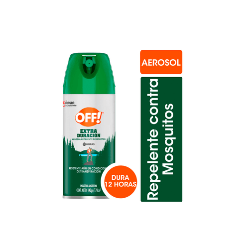 Repelente Off Aerosol Extra Duración x 170 ml