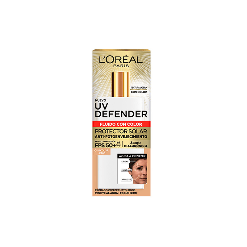 Loreal-Paris-Protector-Solar-L-Oreal-UV-Defender-FPS-50-Fluido-Tono-Medio-7899706197786_img1
